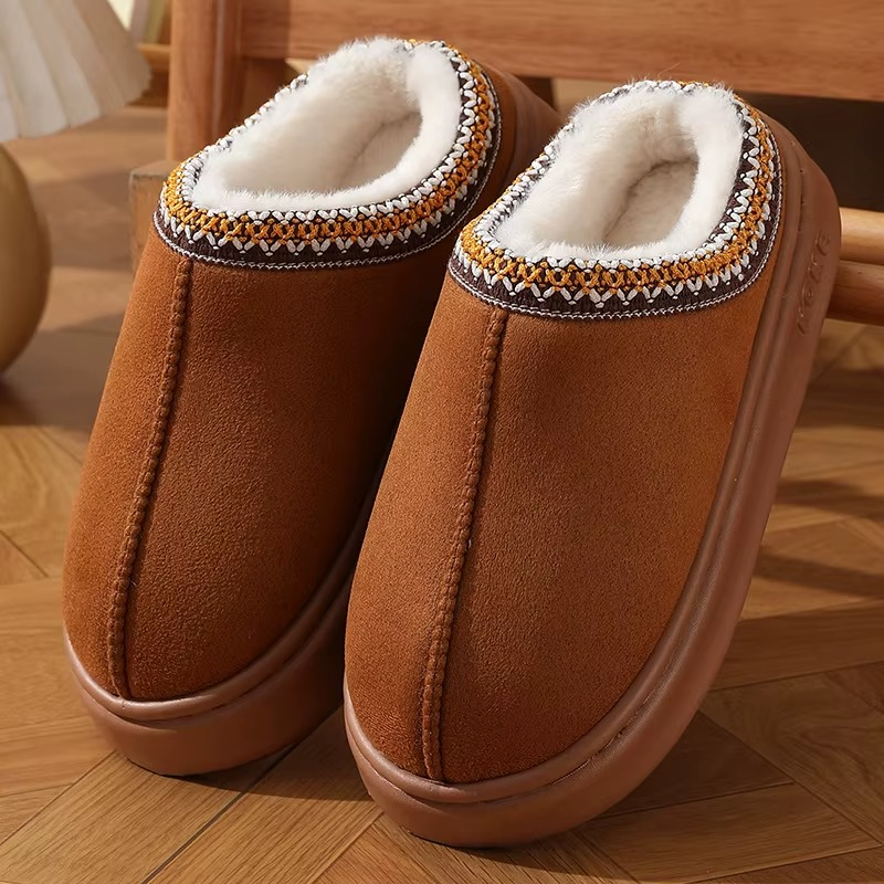 New Fashion Fluffy Platform Slippers womens