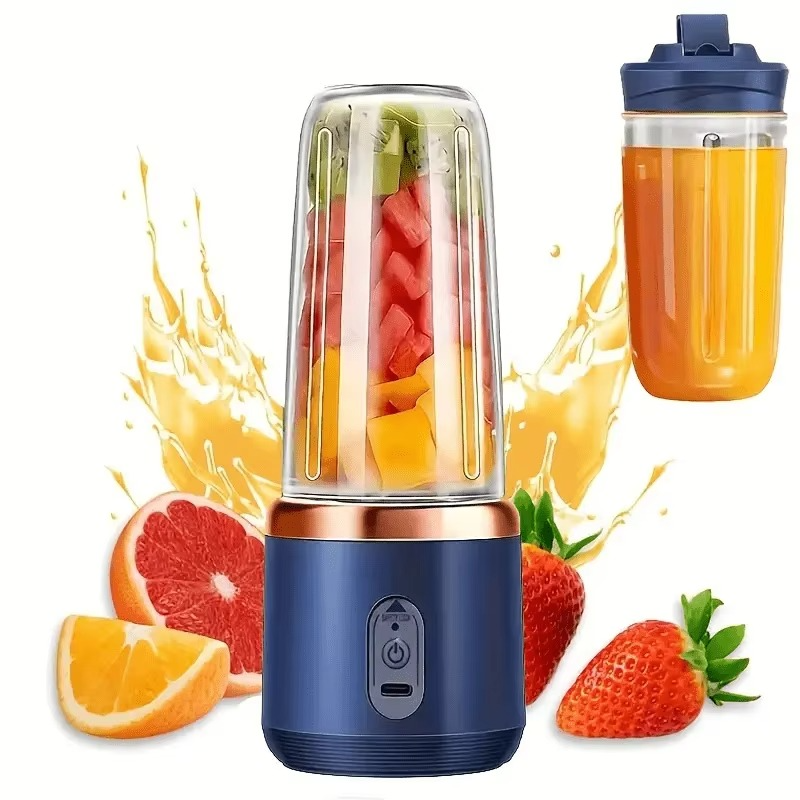 Portable Double Cup Fruit & Vegetable Juicer