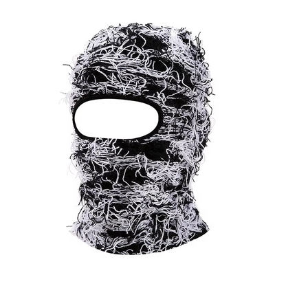 Balaclava Distressed Knitted Full Face Ski Mask