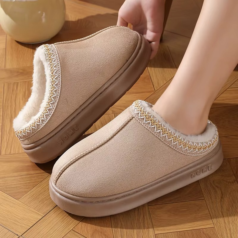 New Fashion Fluffy Platform Slippers womens