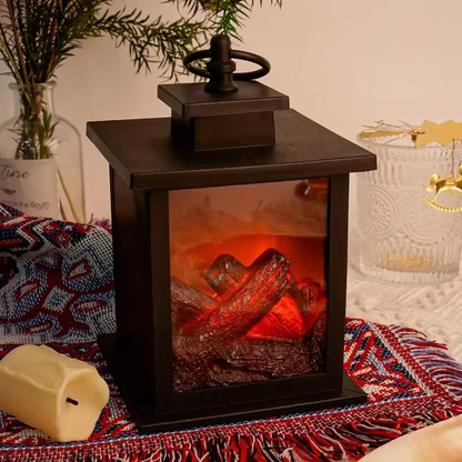 LED Fireplace Lamp Realistic