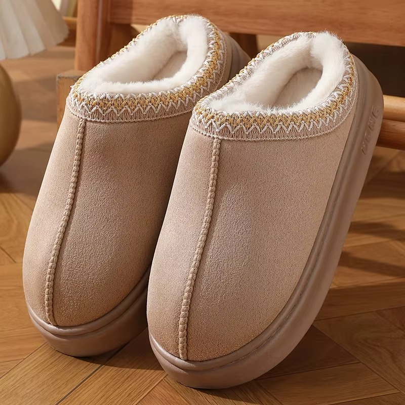 New Fashion Fluffy Platform Slippers womens
