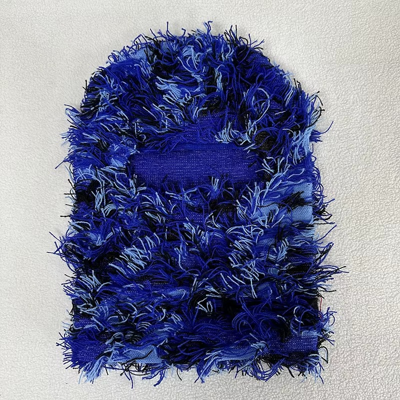 Balaclava Distressed Knitted Full Face Ski Mask