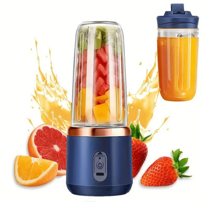 Portable Double Cup Fruit & Vegetable Juicer
