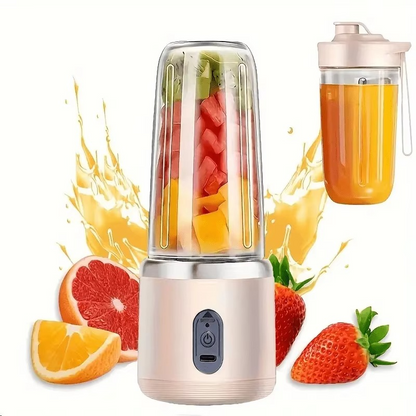 Portable Double Cup Fruit & Vegetable Juicer