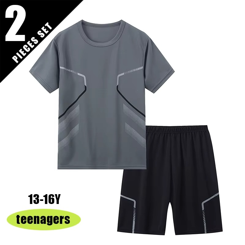 2/3Pcs Summer and Autumn Youth Sports Big Boys'