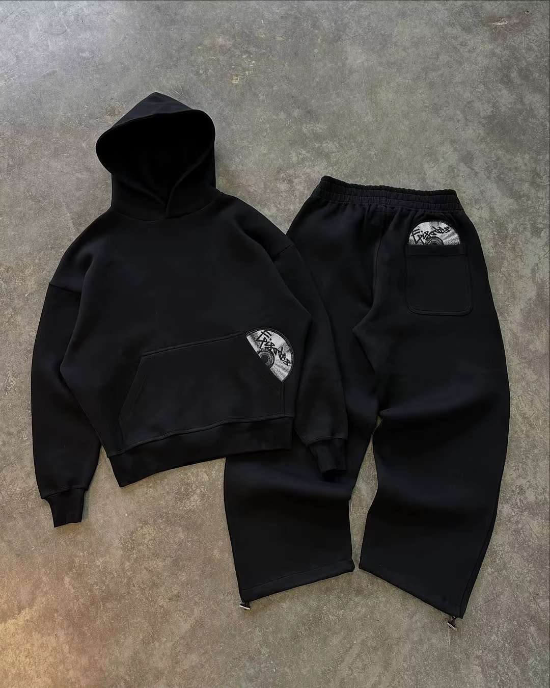 Street wear punk hip hop men suit Y2K